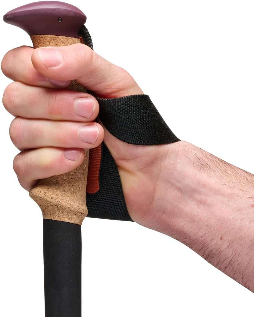 BLACK DIAMOND Trail Cork Trekking Poles (Pair) | Lightweight Collapsible Aluminum Hiking Poles | Natural Cork Grips | FlickLock Adjustable Shafts for All-Season Stability