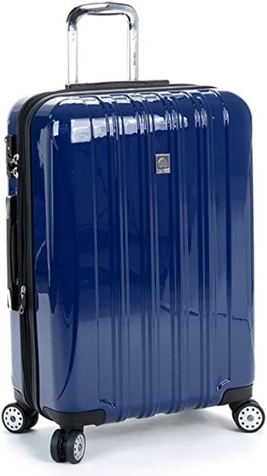 Delsey Luggage Aero 2 Piece Set (21" Carry-On & 25") (Cobalt Blue)