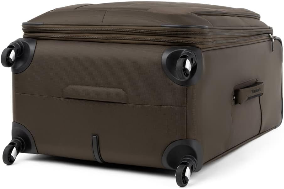 Travelpro Maxlite 5 Softside Expandable Luggage with 4 Spinner Wheels, Lightweight Suitcase, Men and Women, Mocha, Checked-Large 29-Inch