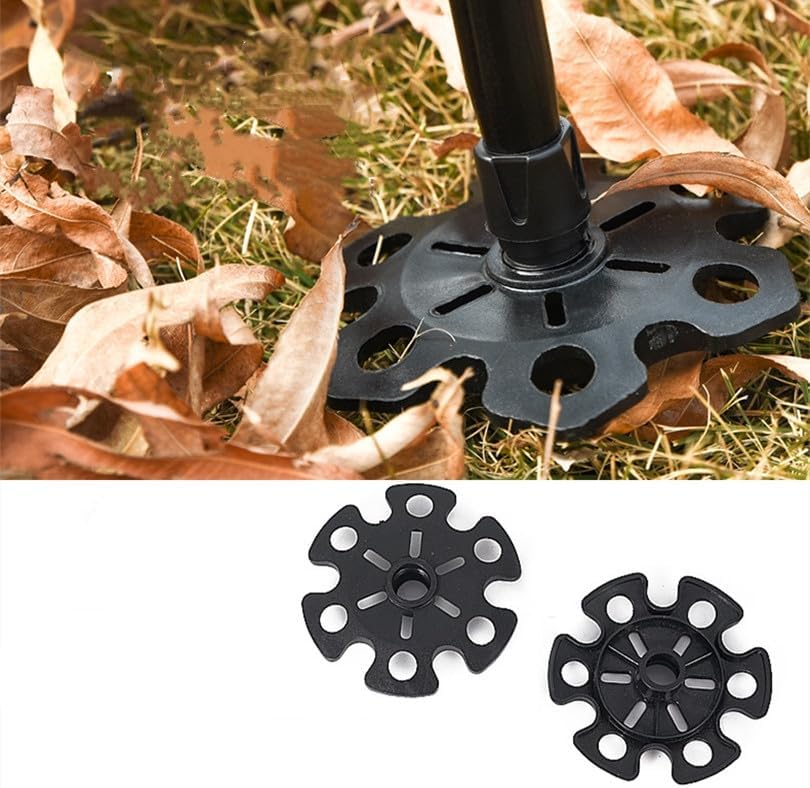 Walking Stick Tips Rubber 4pcs Trekking Pole Tips Replacement- Rubber Feet for Hiking Poles, Walking Sticks, Trekking Poles | Rubber Tip for Walking Sticks Hiking Trekking Poles Boot Tips Rubber Feet