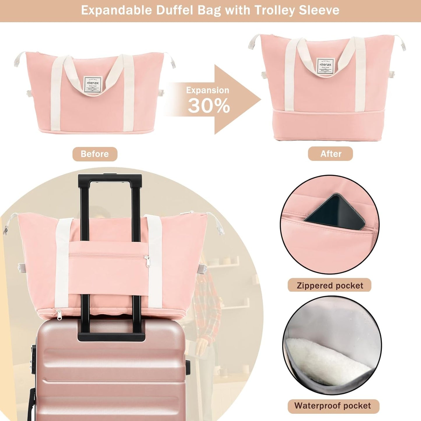 Merax Luggage Set 13 Piece, Hardshell ABS Suitcases with 8 Silent Spinner Wheels, Durable and Lightweight Travel Luggage for Family Trips