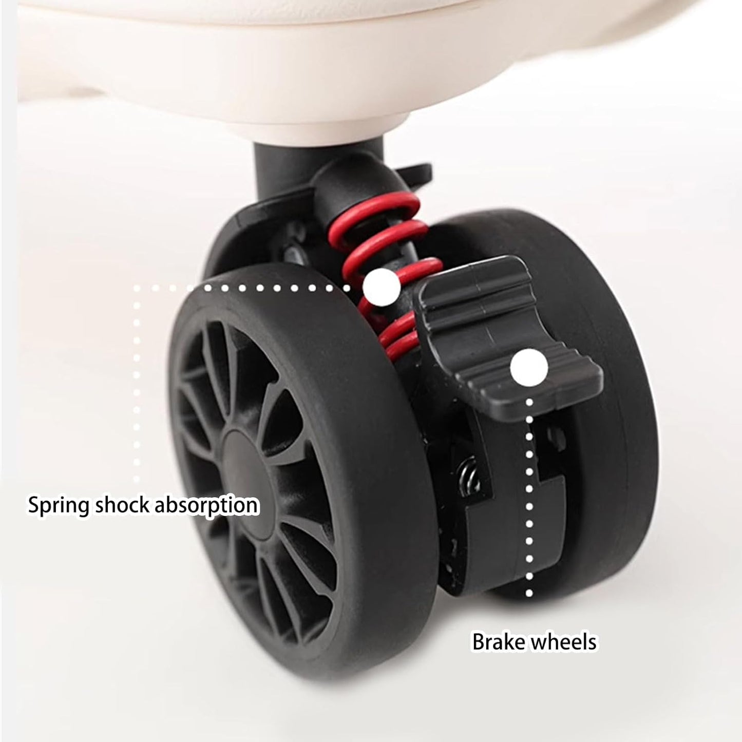 Expandable Carry On Luggage Top Opening Design Ergonomic Practical Hardshells Suitcase With 360 Degree Textured S