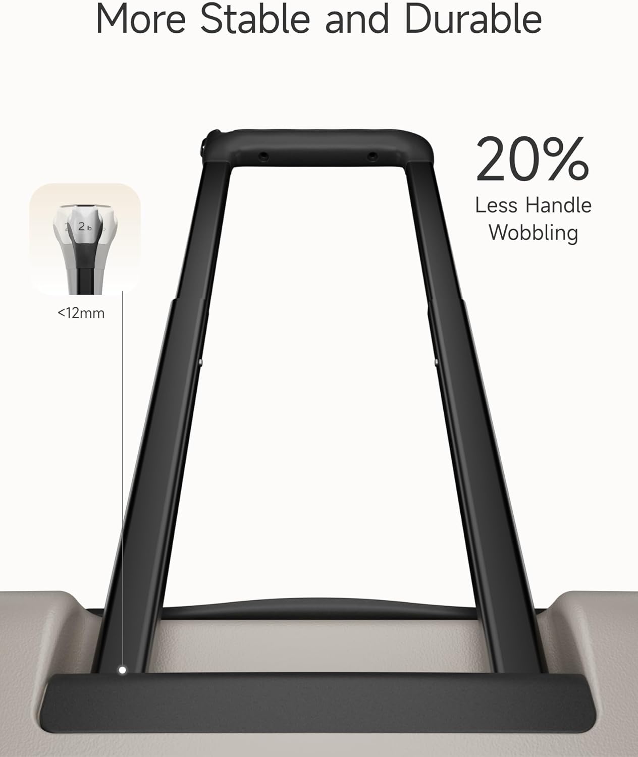 LUGGEX Carry On Luggage HUP3, 20 inch Expandable Hard Shell Suitcases with Spinner Wheels, Accelerate Access with DiHook, Handy Pouch (Reef Black)