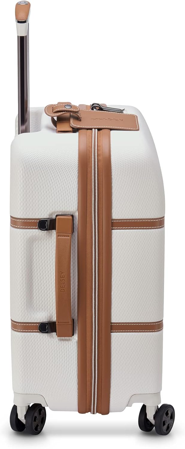 DELSEY PARIS Chatelet Air 2.0 Hardside Luggage with Spinner Wheels, Angora, Carry on 19 Inch