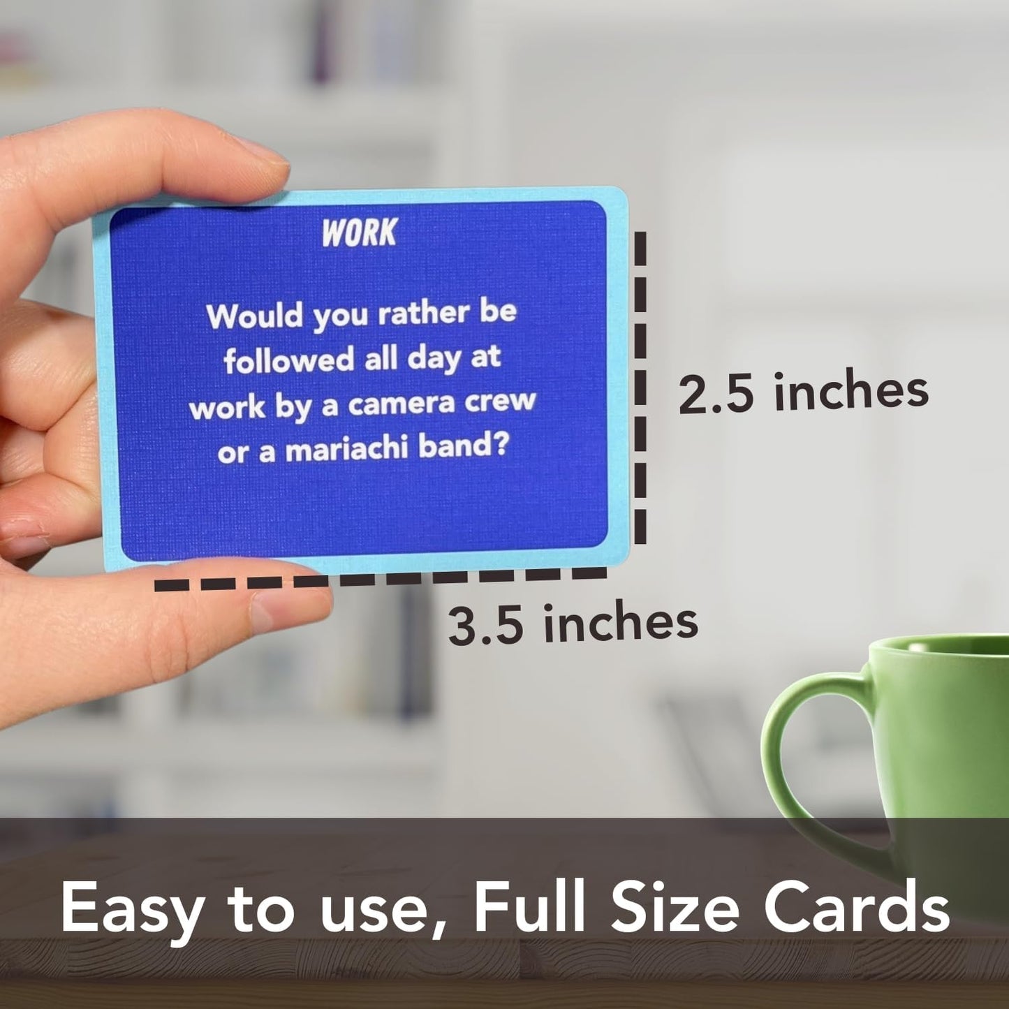 Card Games for Adults: Icebreaker Conversation Cards - Travel & Office Games for Adults, Easy Team Building Activities, Engaging and Fun Icebreaker Card Game for Work Connections by HR Approved