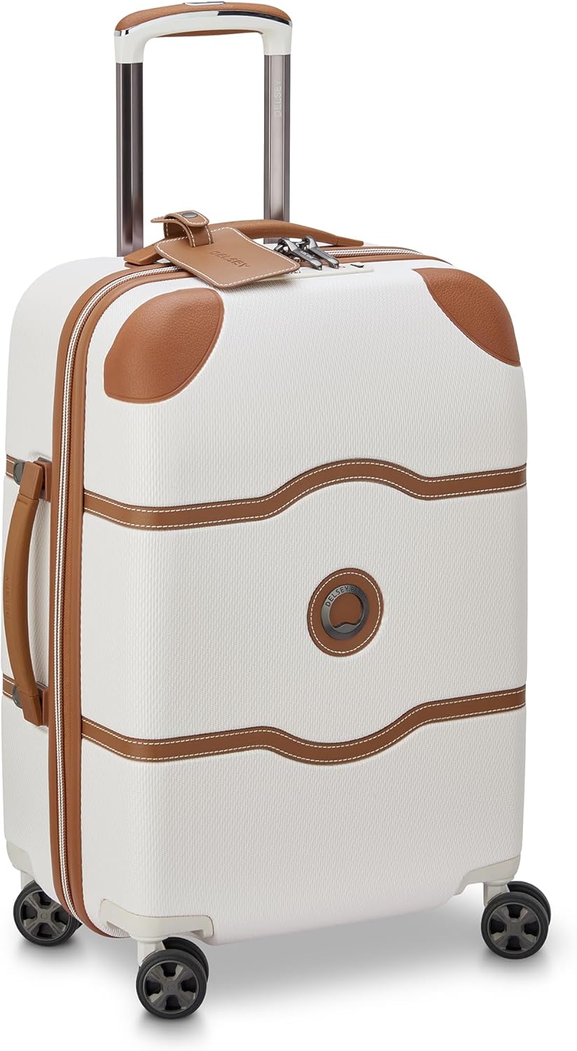 DELSEY PARIS Chatelet Air 2.0 Hardside Luggage with Spinner Wheels, Angora, Carry on 20 Inch