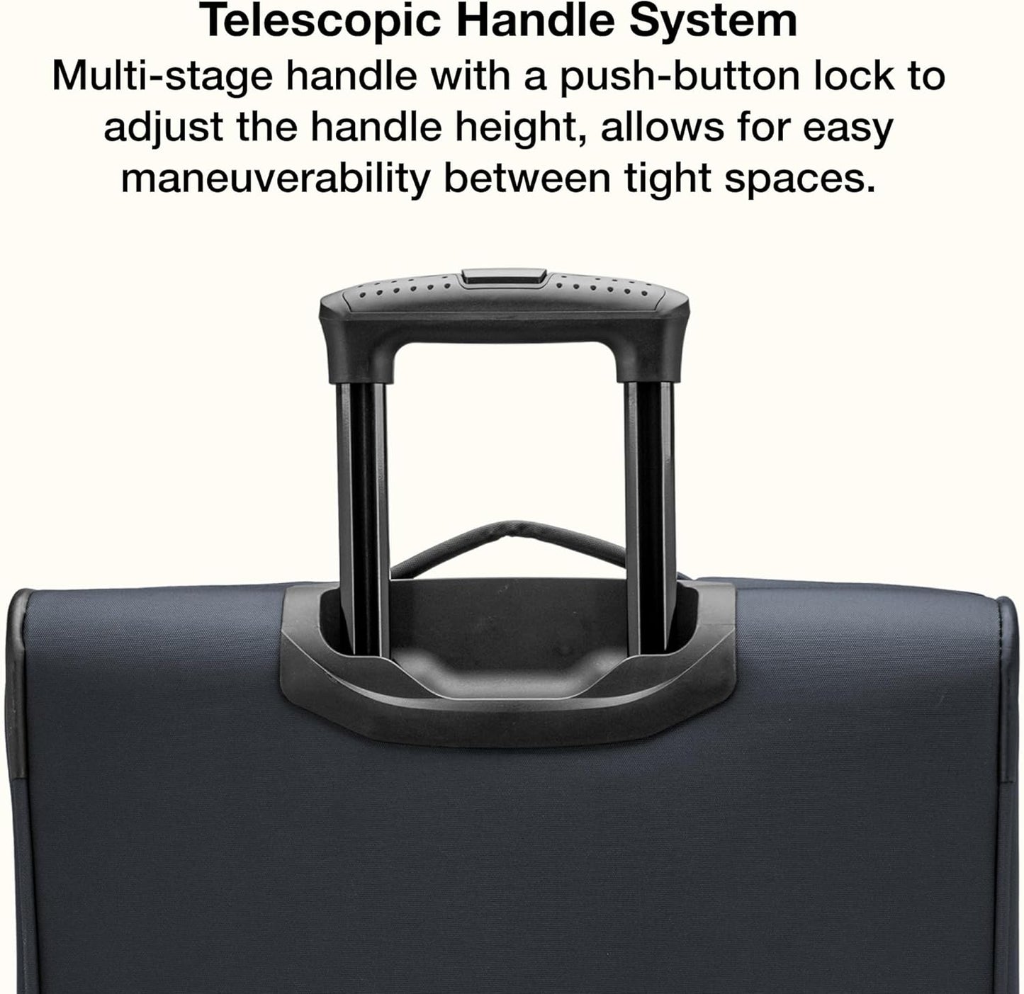 U.S. Traveler Anzio Softside Expandable Spinner Luggage, Dark Grey, 3-PIece Set (22/26/30)