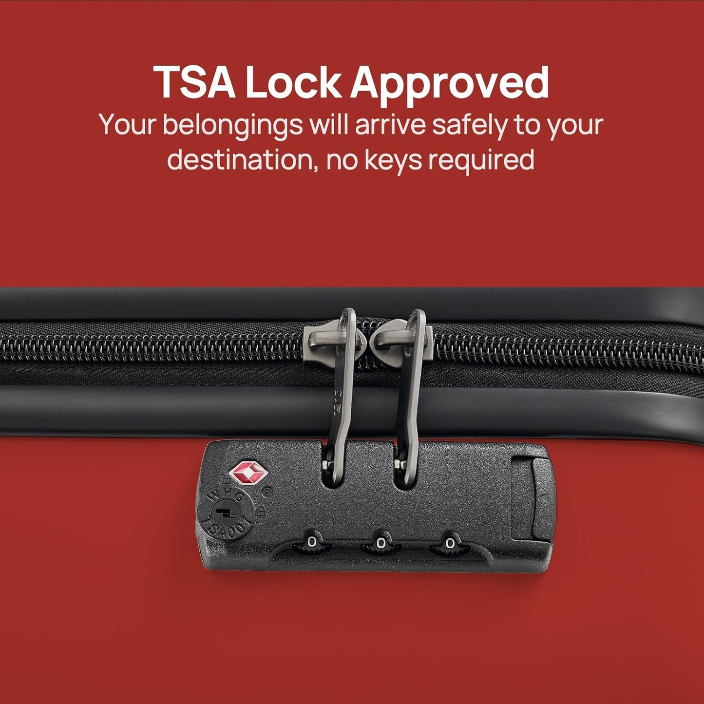 NINETYGO Carry On Luggage 22x14x9 Airline Approved, 20 Inch Luggage with Smooth Spinner Wheels, Lightweight, Hard Shell PC Suitcase Carry-On, Travel Luggage, TSA Approved (Raspberry, Rhine Basic)