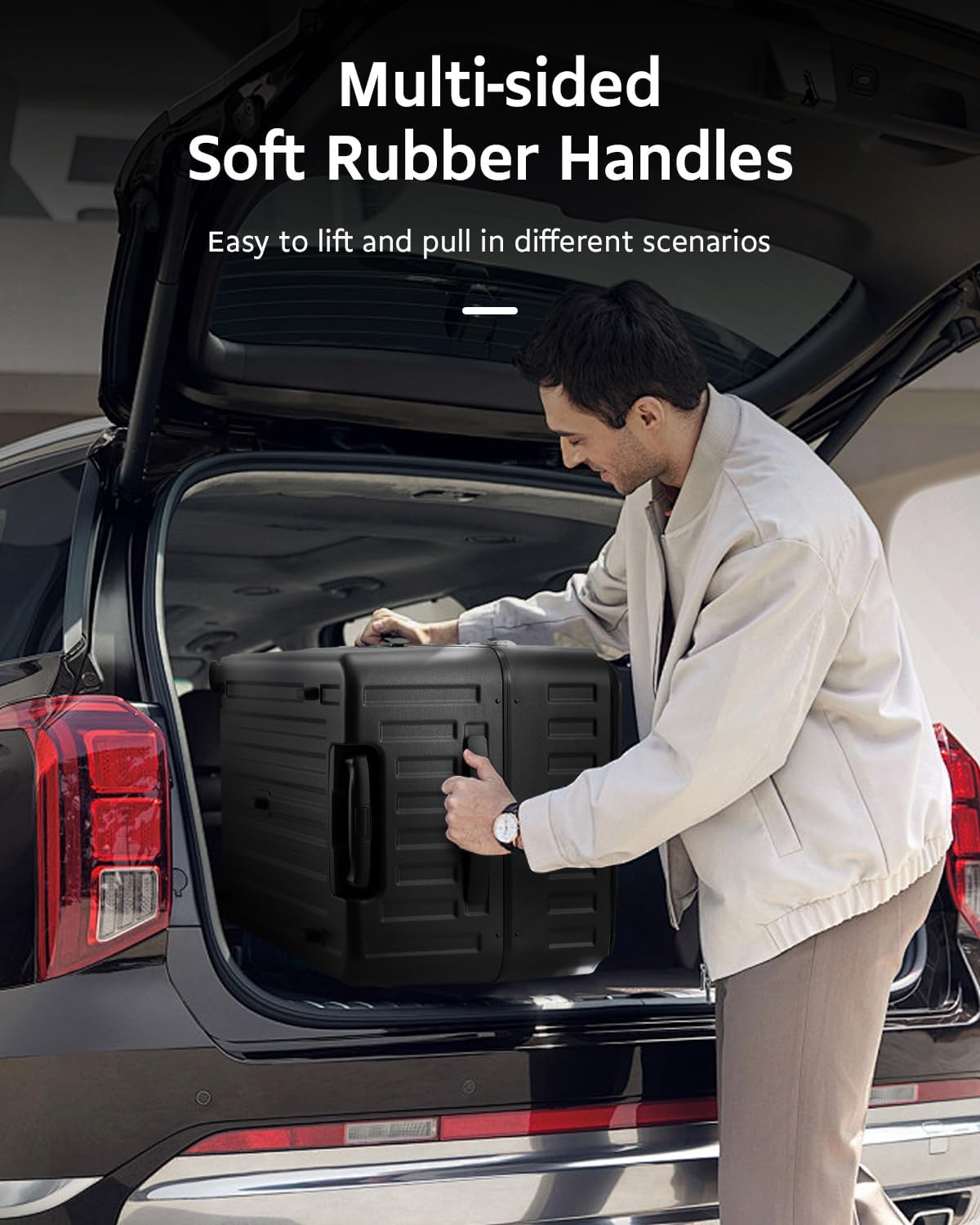 Luggage Sets 2 Pieces, 20 Inch Carry On Luggage and 29 Inch Checked Luggage with Spinner Wheels, Lightweight ABS+PC Hardshell Trunk Suitcases with Aluminum Frame, Top Opening (Black, 20/29)