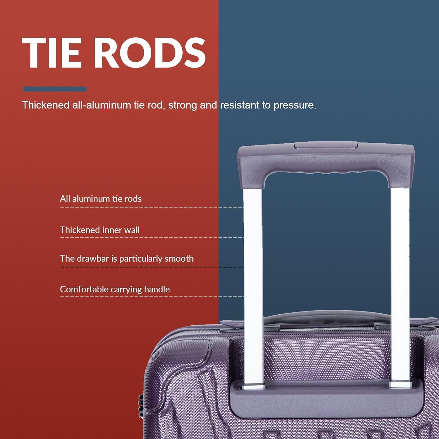 Travelhouse 16 Inch Carry On Luggage Airline Approved,Hardshell Small Carry Suitcases with 360° Spinner Wheels, Rolling Suitcase with TSA Approved