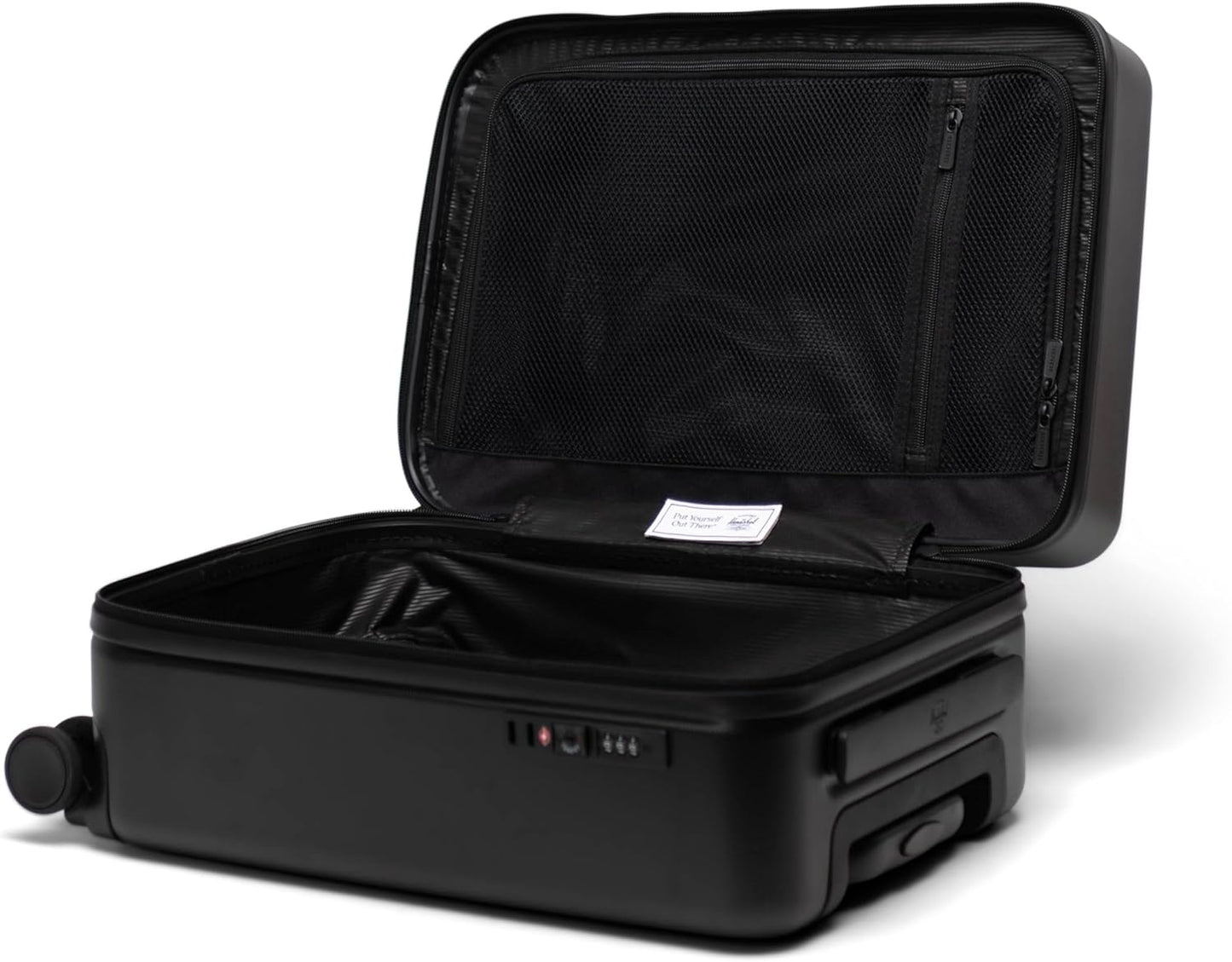 Herschel Supply Co. Heritage Hardshell Luggage, Black, Carry on-19 Inch