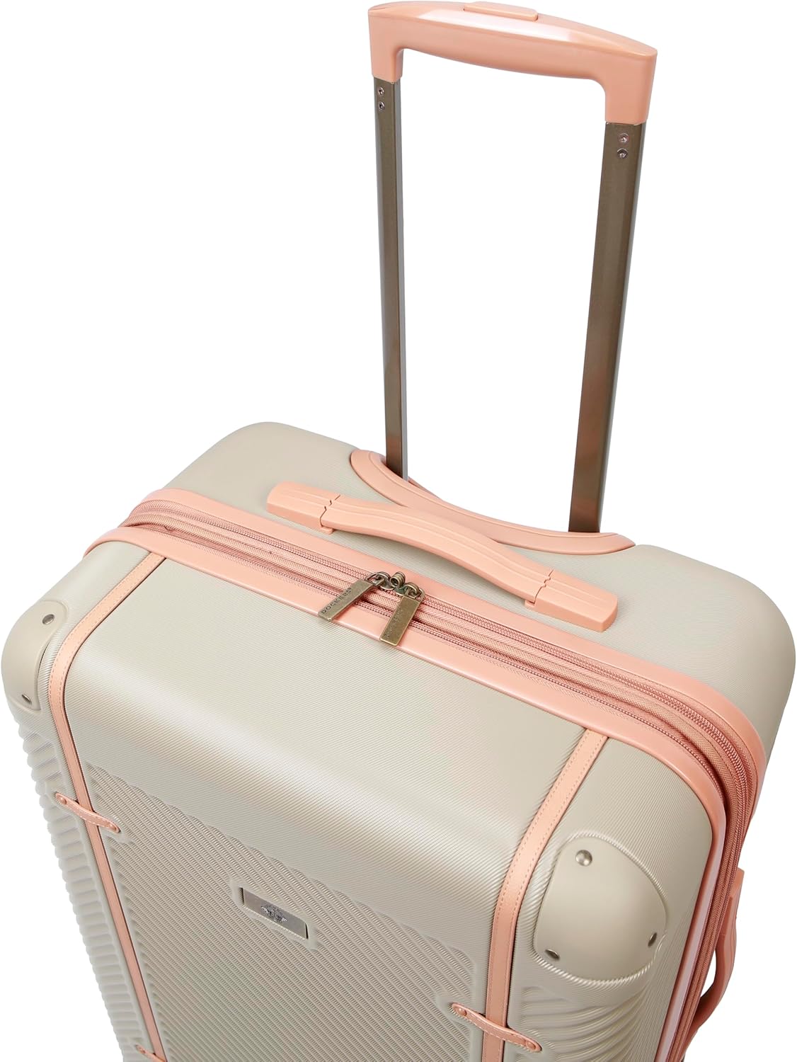 Dockers Spectra Hardside Expandable 8-Wheel Spinner Travel Carry On Luggage, Timberwolf, 28-Inch Checked