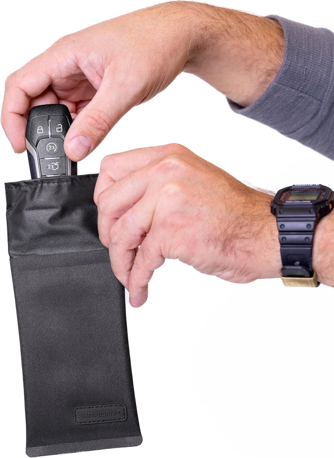 Faraday Key Fob Jacket® - RFID Shield | Anti-Theft Protection | Water Resist | Magnetic Close