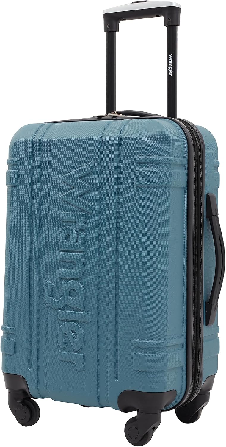 Wrangler Astral Hardside Luggage, Hydro, 20-Inch Carry-On