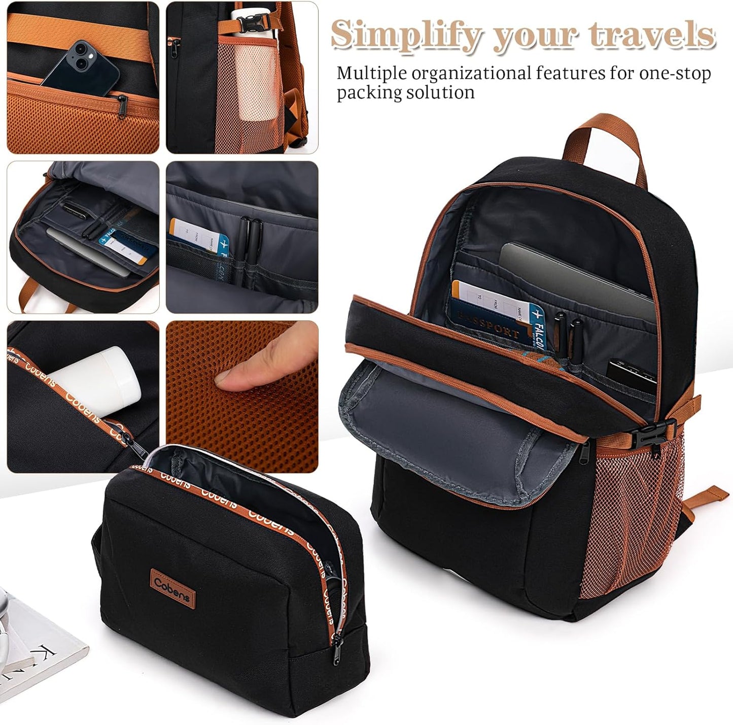 Carry on Luggage 22x14x9 Airline Approved, Suitcases with Wheels Hardshell, Lightweight Hardside Luggage Set with TSA Lock, 20Inch Burgundy Carry on Suitcase