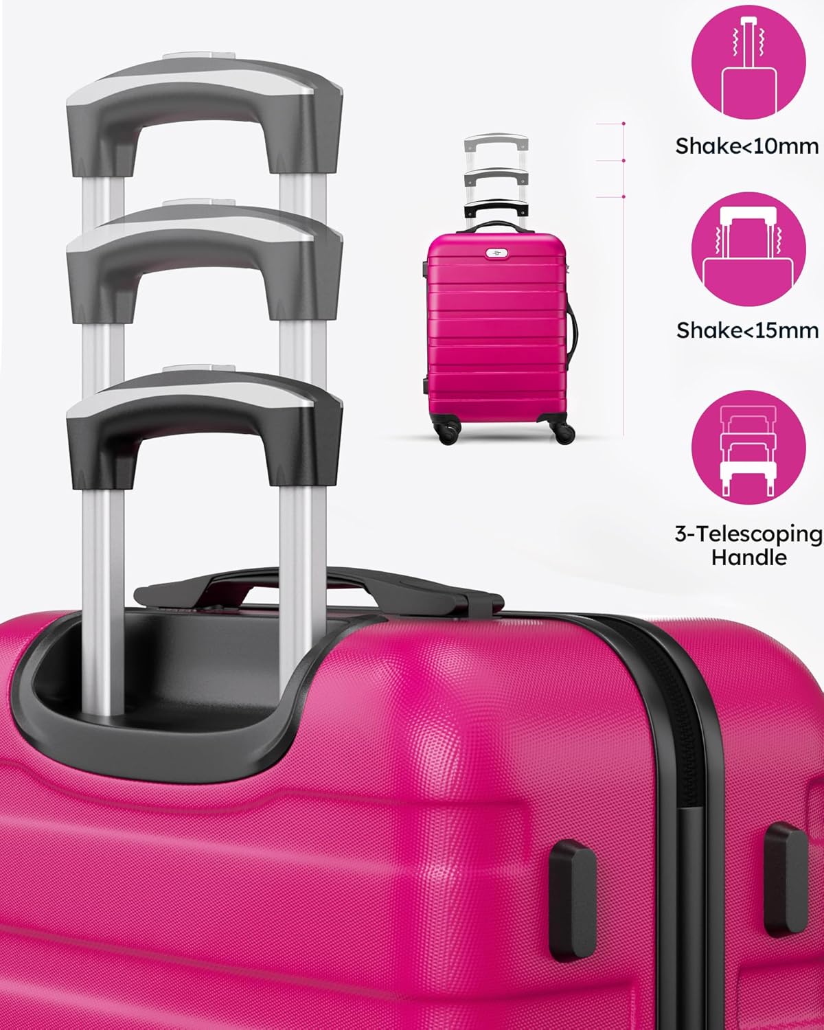 Suitour Luggage Sets 2 Piece with Spinner Wheels,Hard Shell 20 Carry on Suitcase and 28 inch Luggage with Spinner Wheels Suitcase Set with TSA Lock(20in/28in)