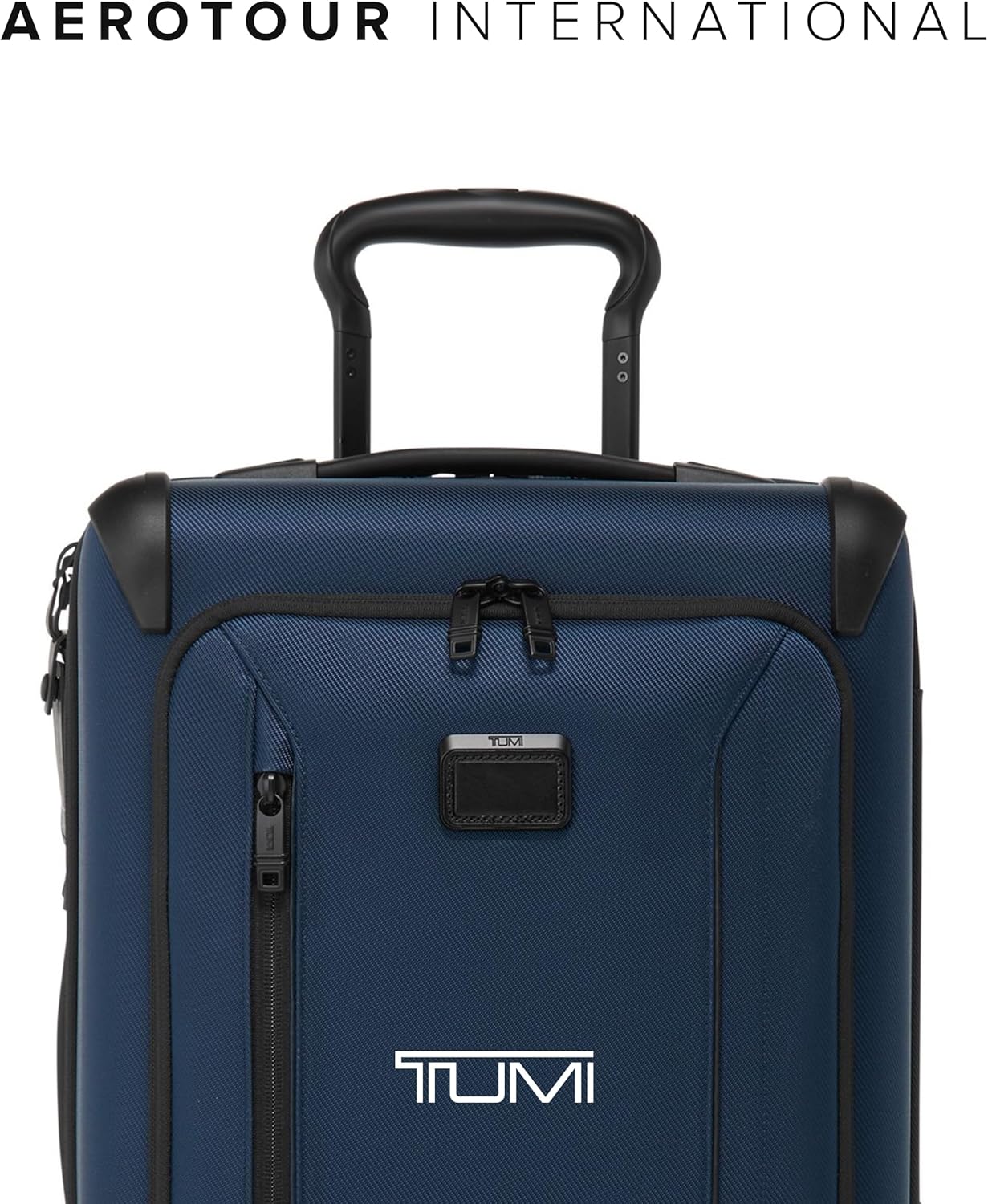 TUMI - Aerotour 4 Wheel Expandable Luggage - Men's and Women's Lightweight Business and Leisure Travel Suitcase - 21.75" International Expandable Carry-On, Navy