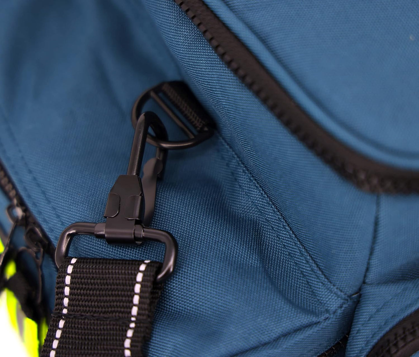 Lightning X Products Lightning X Mid-Sized First Responder EMT Bag | LXMB25 Fully Stocked Aid Kit w/ 200+ BLS Supplies - Blue