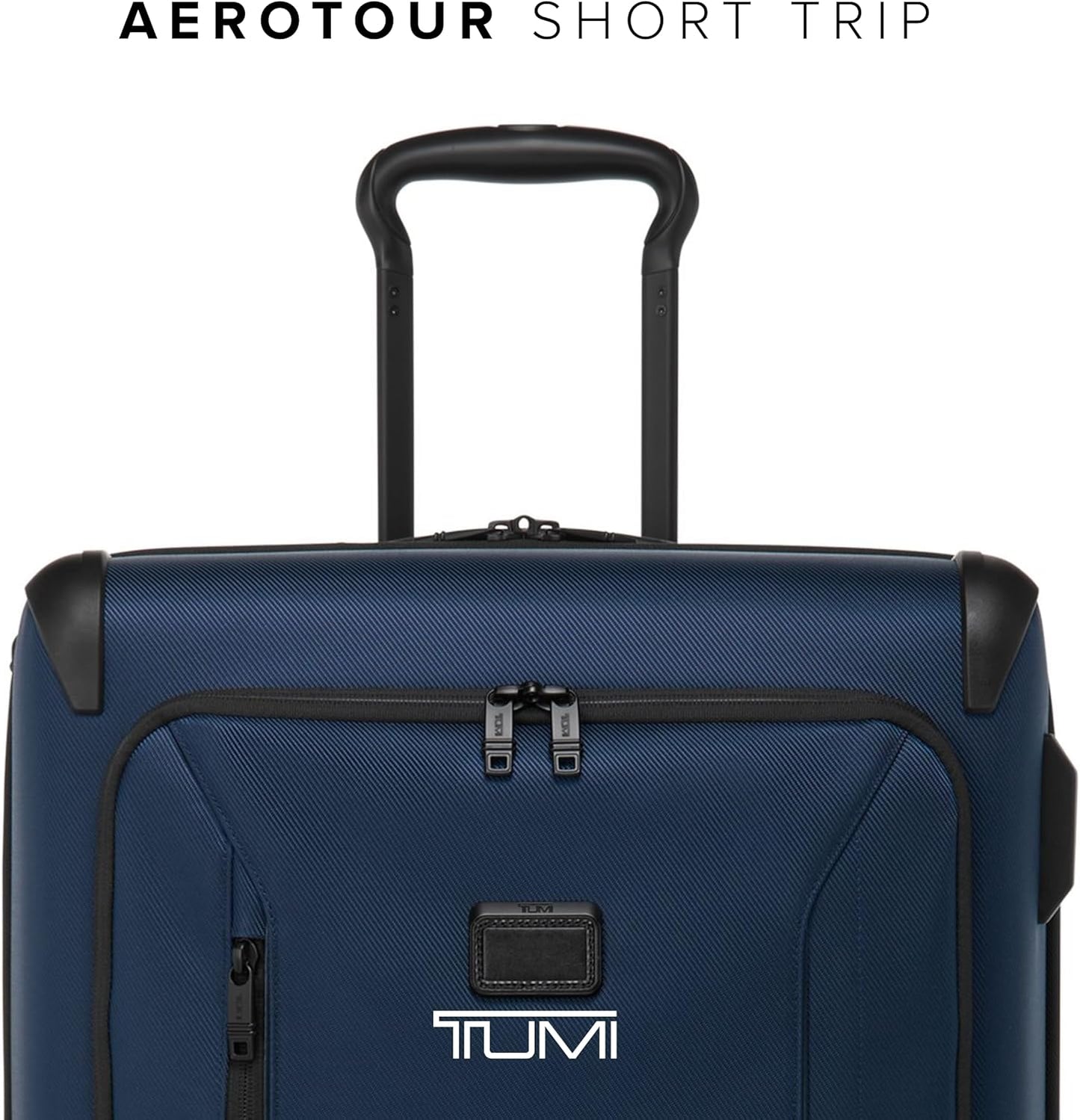 TUMI - Aerotour 4 Wheel Expandable Luggage - Men's and Women's Lightweight Business and Leisure Travel Suitcase - 26" Short Trip Expandable Packing Case, Navy