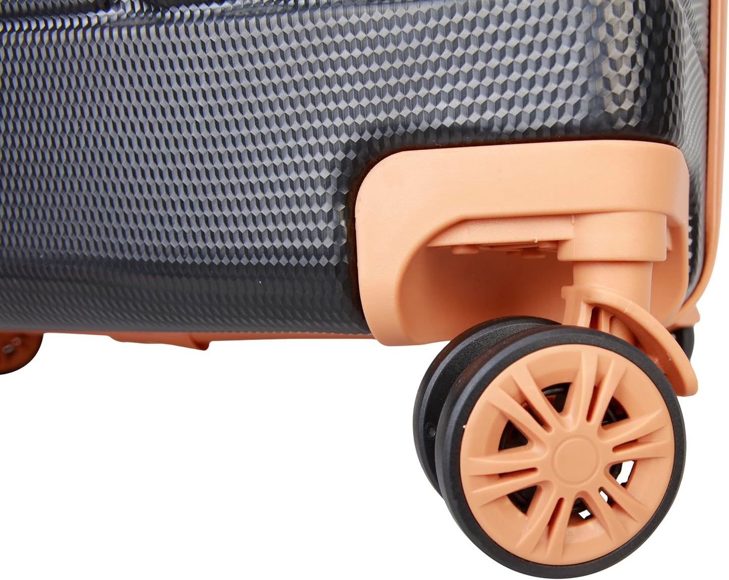 Dockers Hooper Hardside Expandable 8-Wheel Spinner Travel Checked Luggage, 3-Piece Set, Black