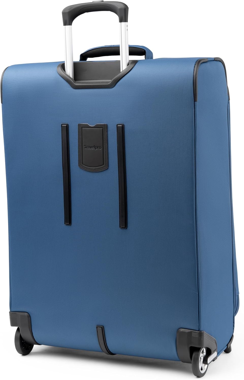 Travelpro Maxlite 5 Softside Expandable Upright 2 Wheel Checked Medium Luggage, Lightweight, 26-Inch — Ensign Blue