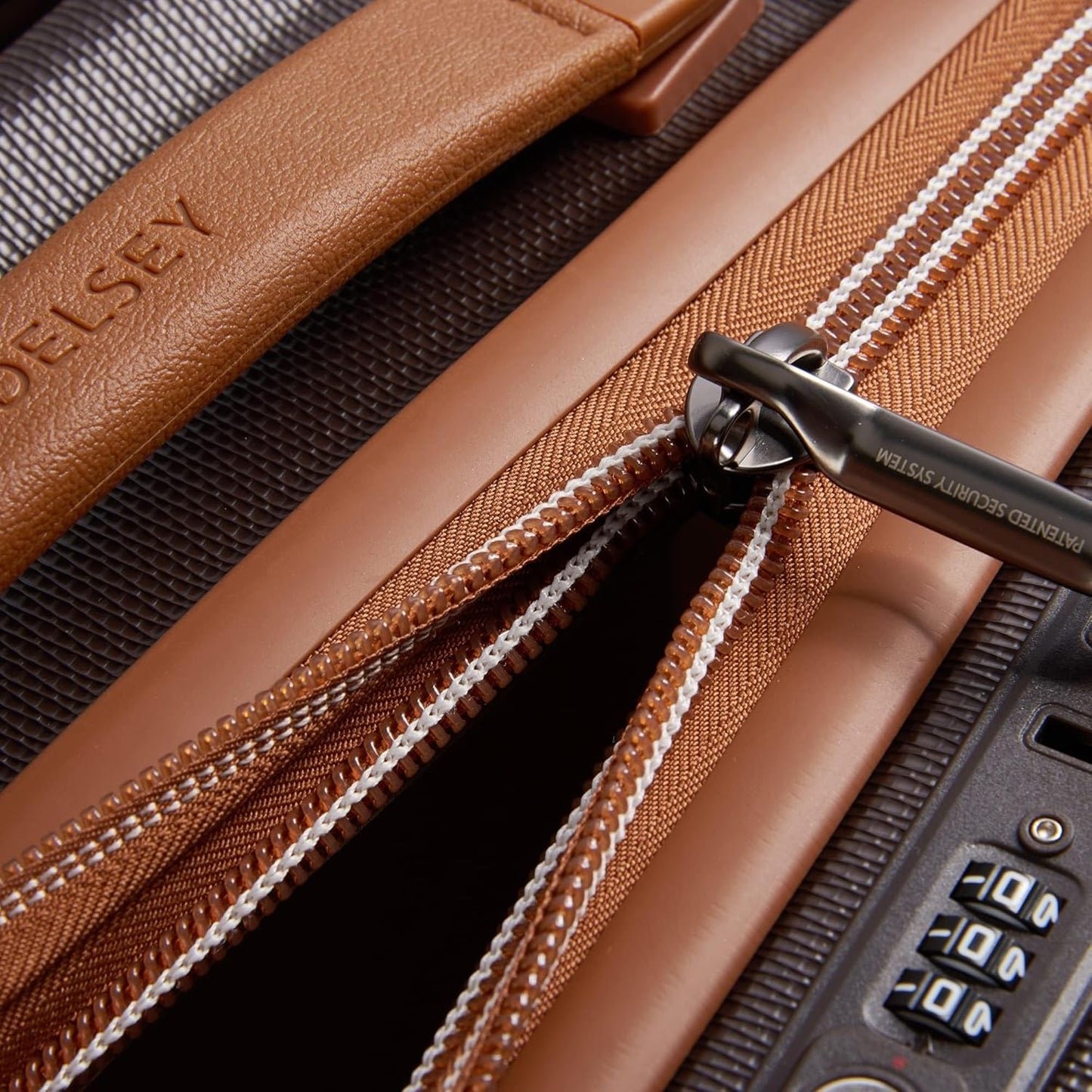 DELSEY PARIS Chatelet Air 2.0 Hardside Luggage with Spinner Wheels, Chocolate Brown, 2 Piece Set, (20/28)