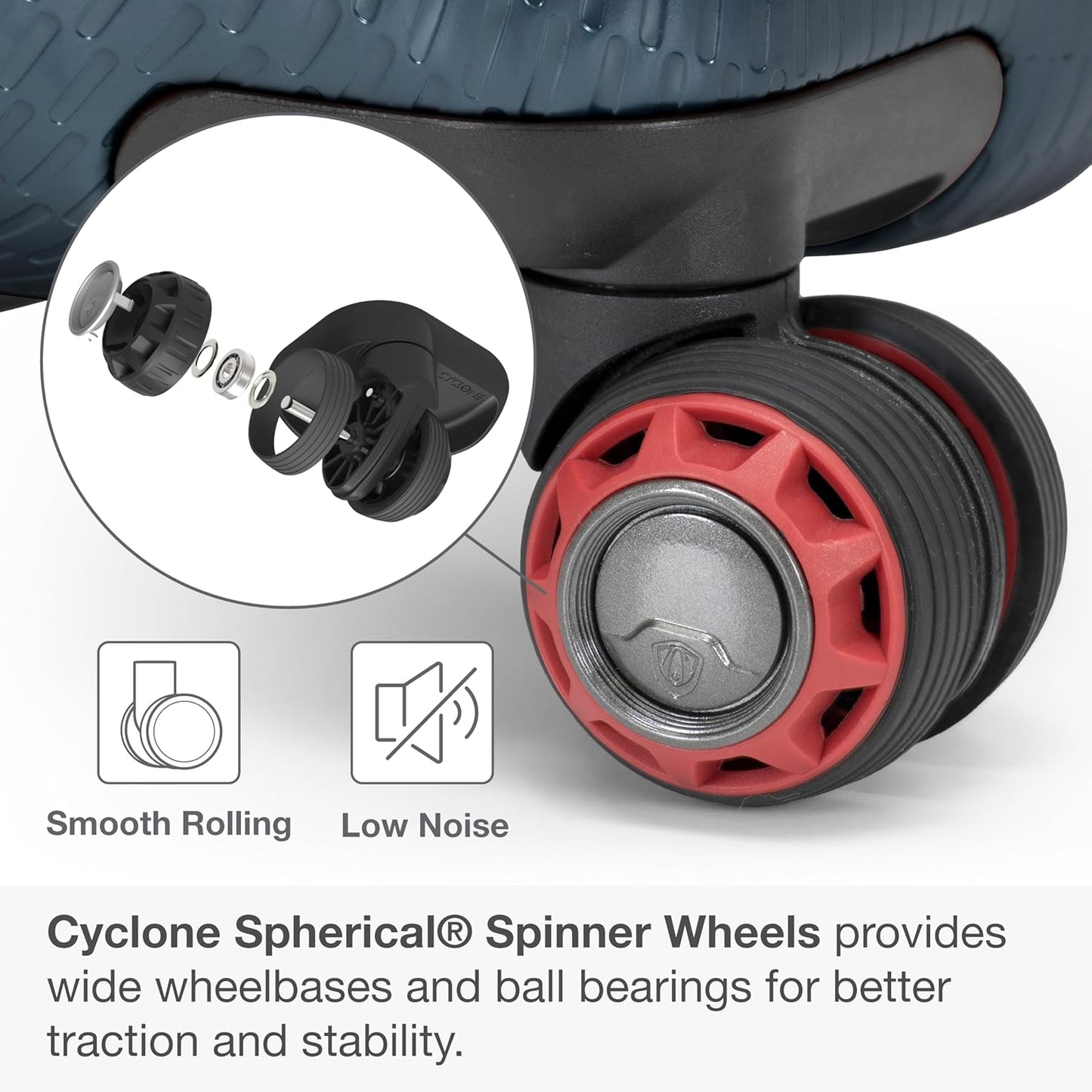 Traveler's Choice Maxporter II 30" Hardside Spinner Trunk Luggage, TSA Lock, Navy