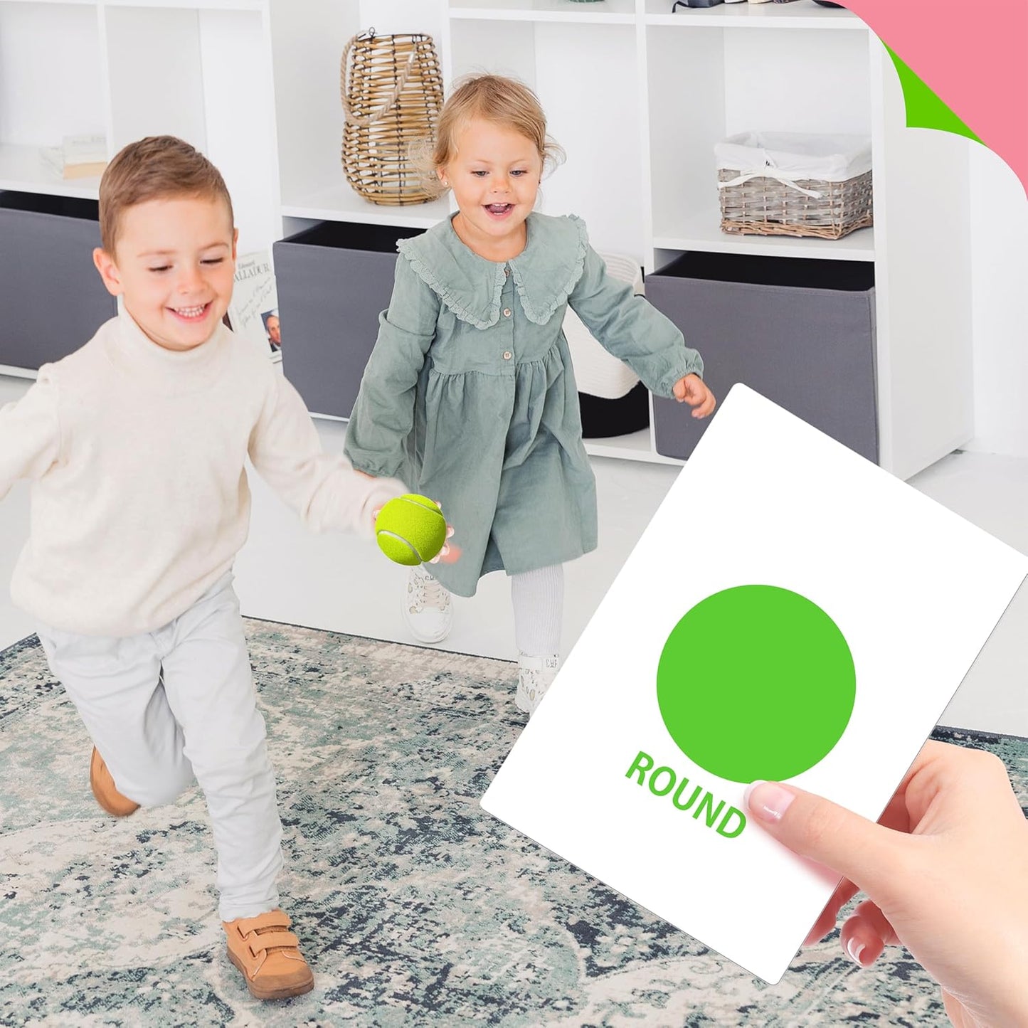 Outdoor Nature Scavenger Hunt Card Game, 50 Seek and Find Cards for Kids and Families, Funny Outside Activity Travel Pocket Game for Family, Toddlers, Kids, Adults-Outside, Yard, Camping Activities