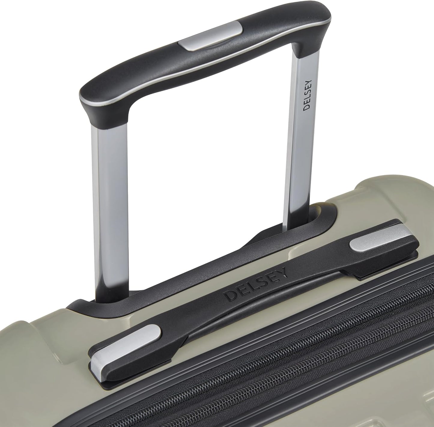 DELSEY PARIS Helium Aero Hardside Expandable Luggage with Spinner Wheels, Latte, Checked-Large 28 Inch