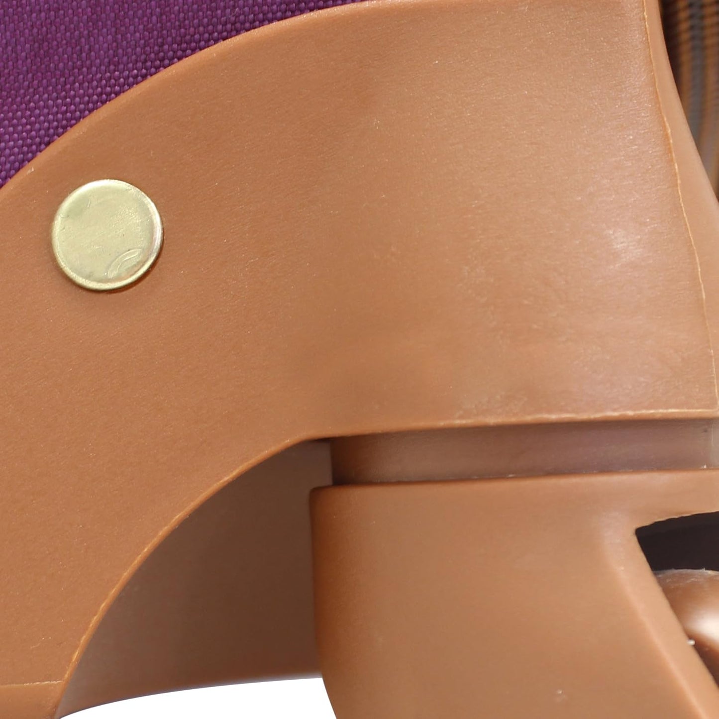 Steve Madden Designer Luggage Collection - Expandable 24 Inch Softside Bag - Durable Mid-sized Lightweight Checked Suitcase with 4-Rolling Spinner Wheels, Purple, 3 light 24"