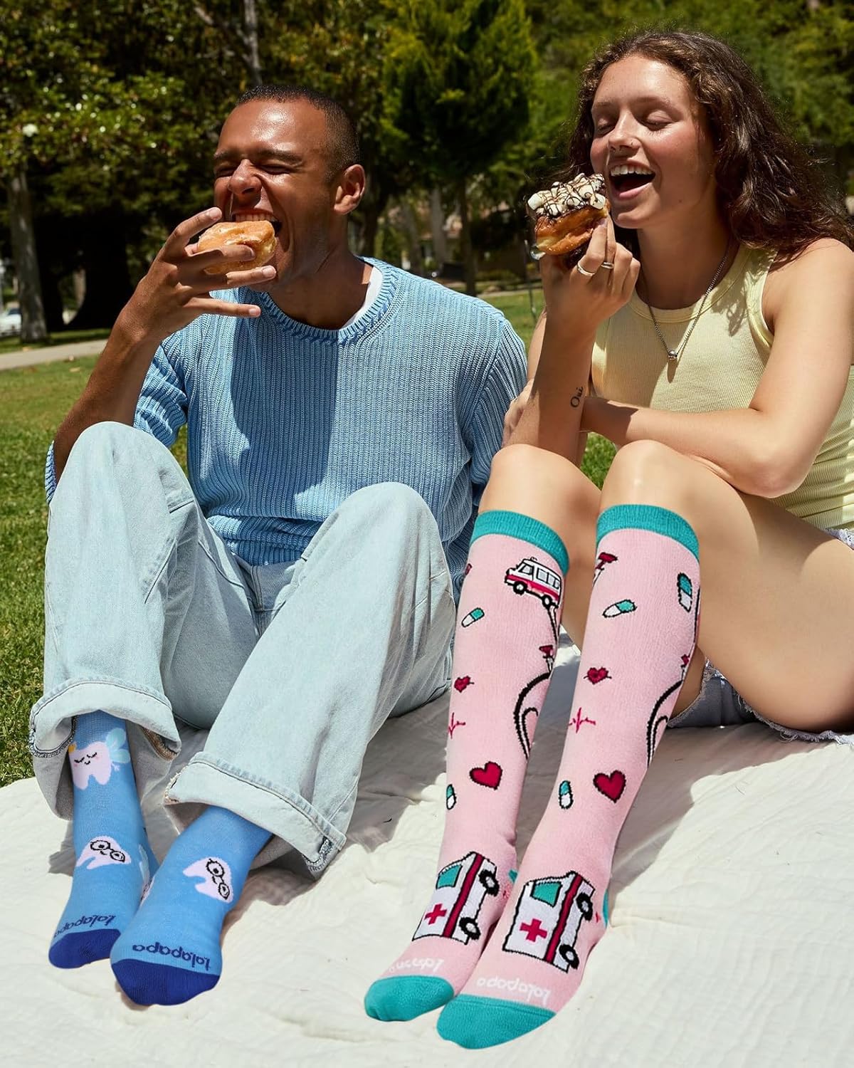 Cotton Compression Socks for Women Men - 2 Pairs 20-30mmHg Circulation Grid Arch Support Socks, Breathable