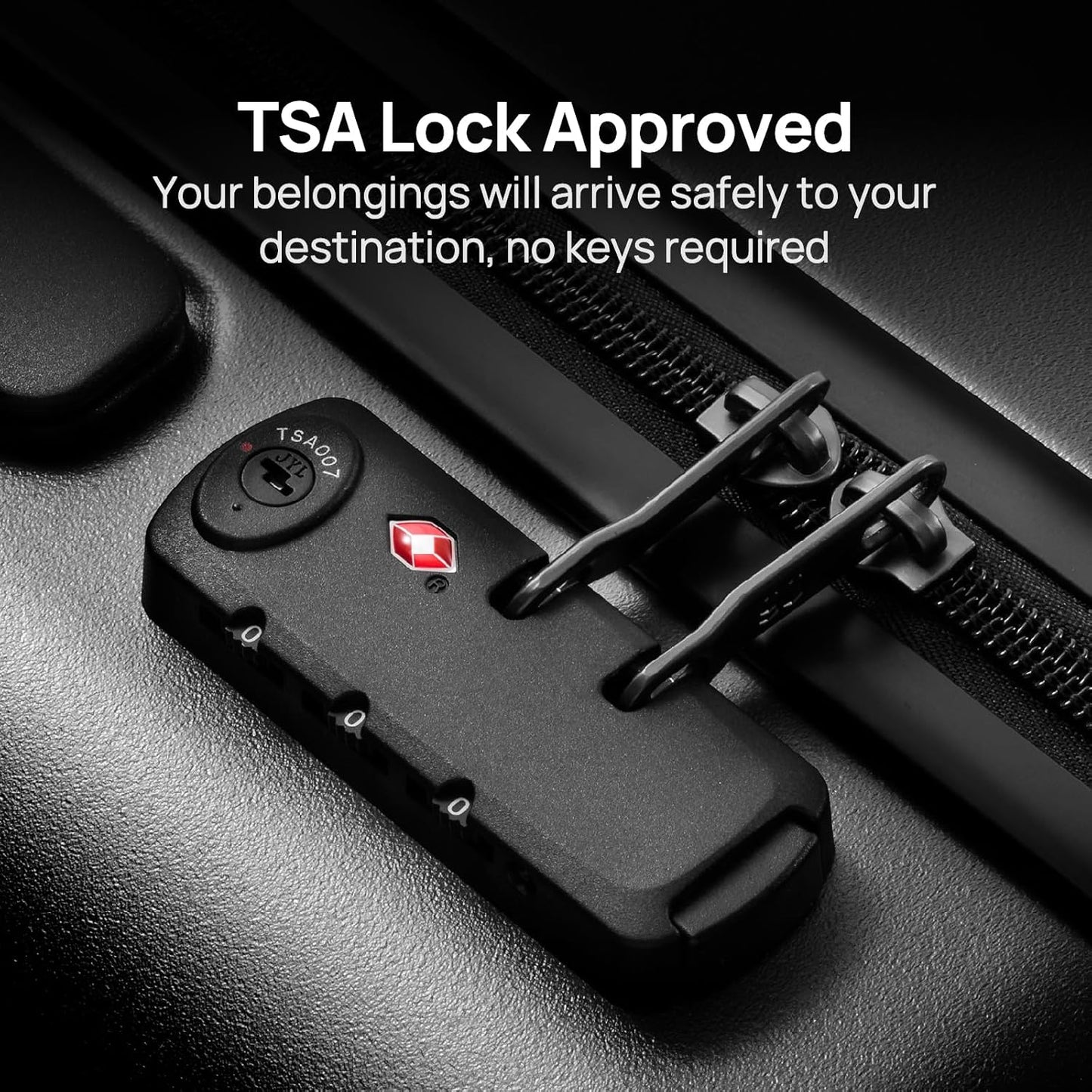 NINETYGO Luggage Sets 2 Piece, Carry On Luggage Airline Approved, Large Checked Luggage with Spinner Wheels, Lightweight, Hard Shell PC Suitcase Sets, TSA Approved, 20in/28in (Black, Rhine Basic)