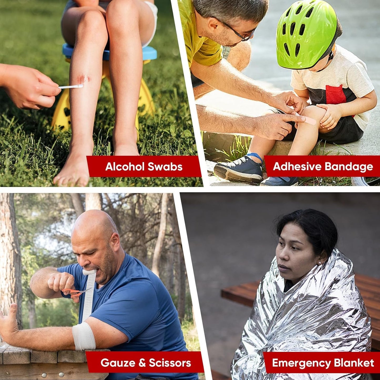 PTEROMY 150 Piece Mini First Aid Kit, Portable Small Emergency Kits Compact 1st Aid Kit for Car, Travel, Home, Camping, Outdoor, Hiking