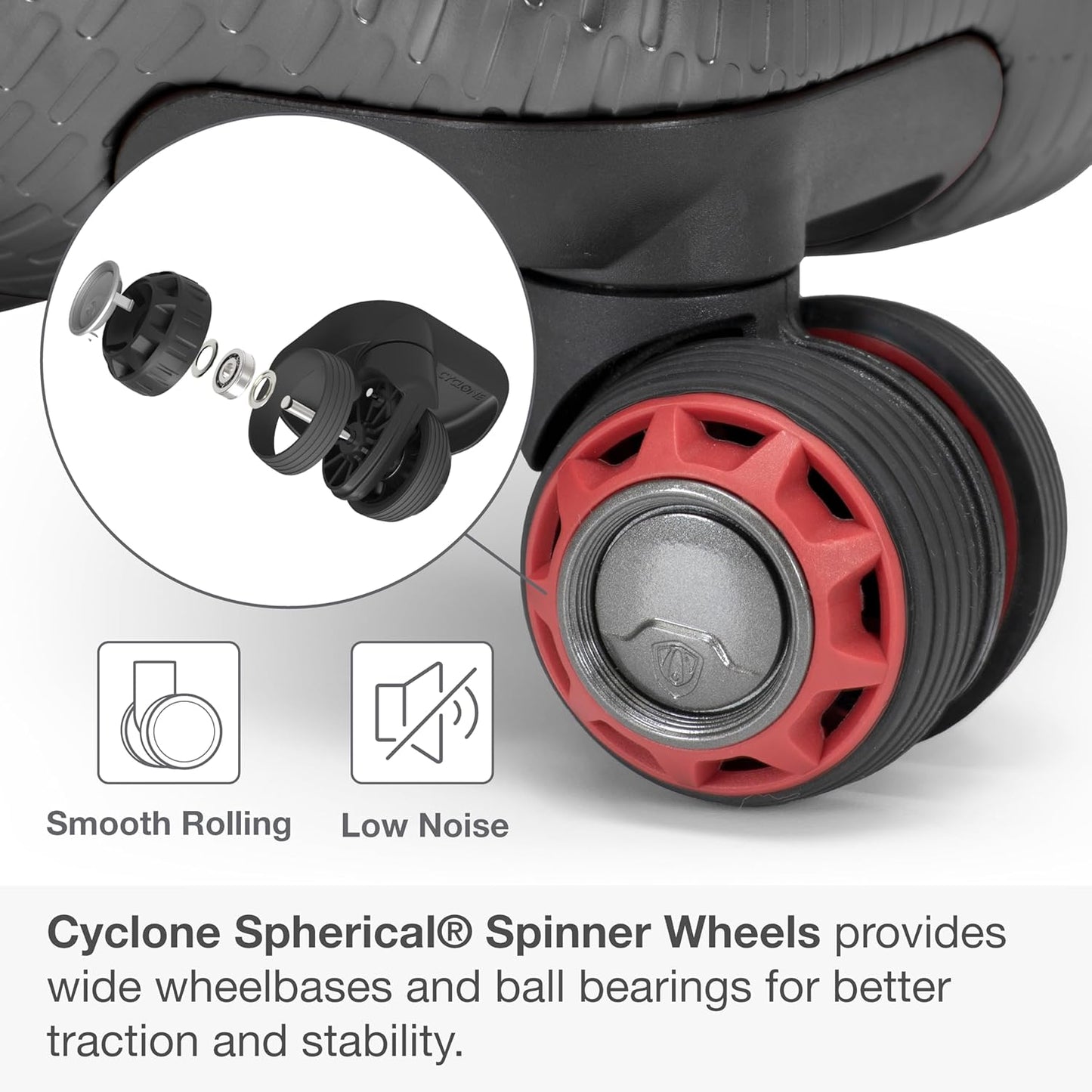 Traveler's Choice Maxporter II 30" Hardside Spinner Trunk Luggage, TSA Lock, Gray