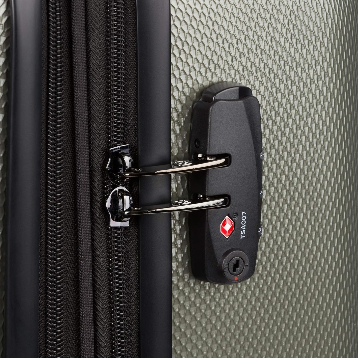 SwissGear 7272 Energie Expandable Hardside Luggage with Spinner Wheels and TSA Lock, Gunmetal, Checked-Large 27-Inch