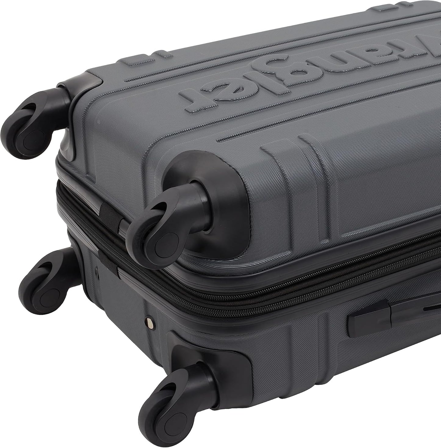 Wrangler Astral Hardside Luggage, Dark Shadow, 22-Inch Carry-On