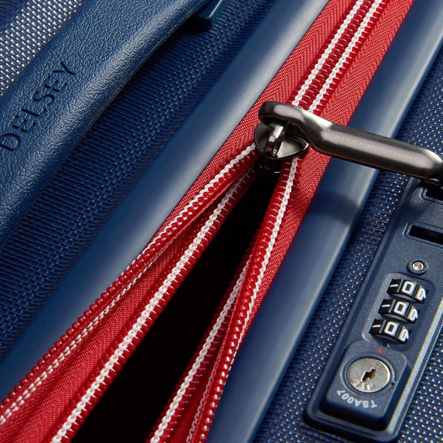 DELSEY PARIS Chatelet Air 2.0 Hardside Luggage with Spinner Wheels, Navy, Carry on 20 Inch