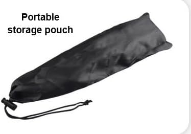 Collapsible Trekking Poles, Aluminum, 38-44 Inches(Compact), 44-52 Inches(Full) Adjustable Height with Quick-Lock, Ergonomic Grip,