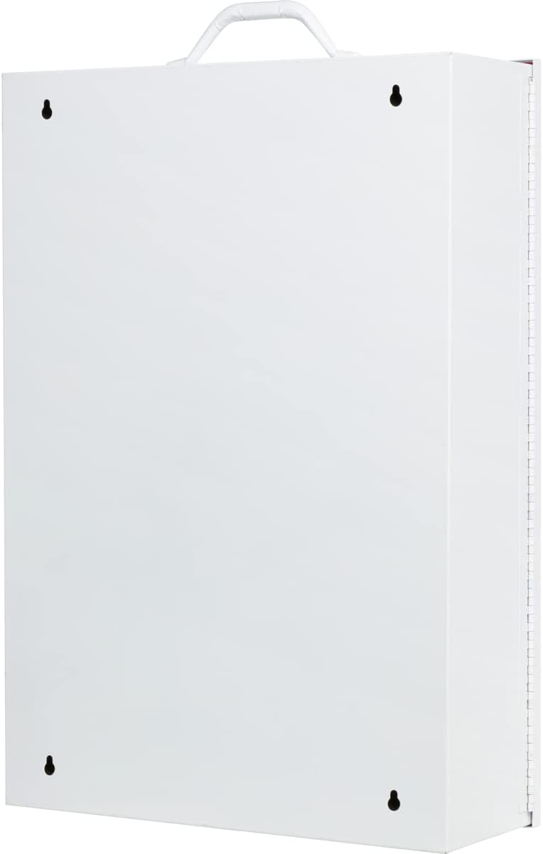 Rapid Care First Aid 864-09-1F 4 Shelf ANSI/OSHA Compliant All Purpose First Aid Cabinet & Medical Station with First Aid Sign, Exceeds OSHA/ANSI 2009, Wall Mountable, White