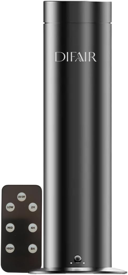 Leak-proof Waterless Diffuser, Hotel Collection Diffuser for Essential Oils, Bluetooth/Remote Control Scent Diffuser, NanoAtomizing Aromatherapy Diffuser, Silent Diffusers for home, bedroom,spa