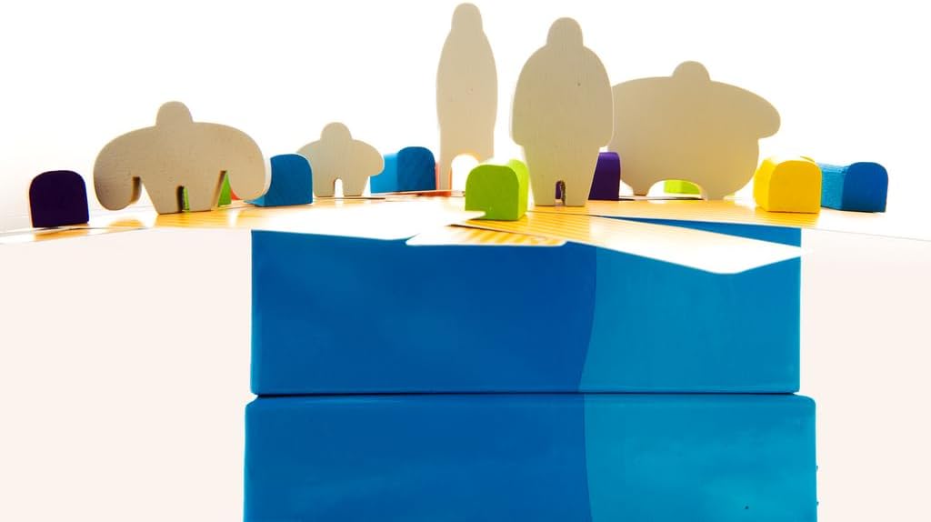 Oink Games Rafter Five – Dexterity Balance Game | 1–6 Players | Ages 7+ | Portable Travel Game