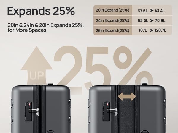 NINETYGO Carry On Luggage 22x14x9 Airline Approved, 20 Inch Luggage with Smooth Spinner Wheels, Expandable, Hard Shell PC Suitcase, Lightweight Travel Luggage, TSA Approved (Pink, Rhine Max)