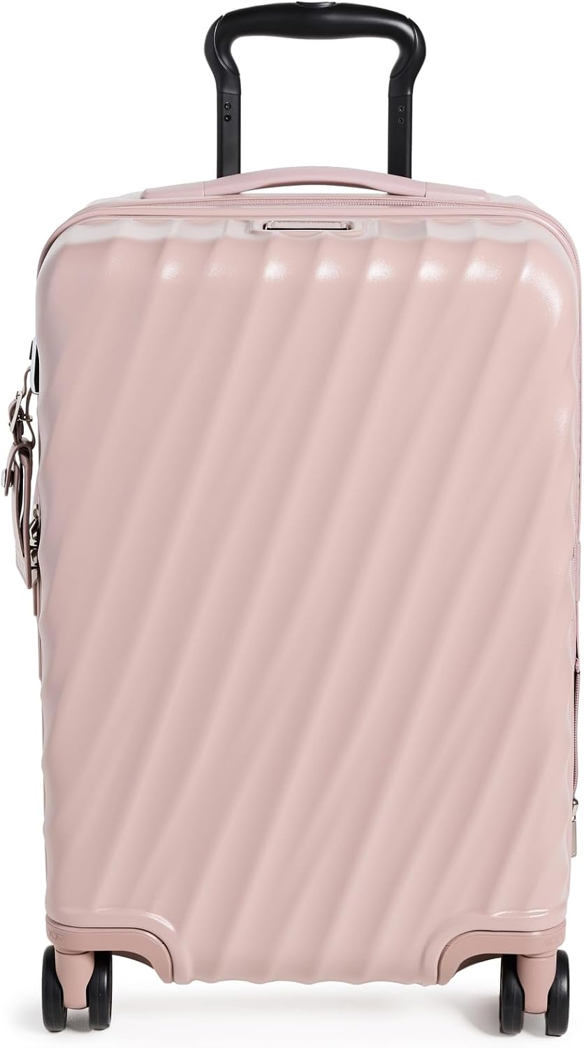 TUMI - 19 Degree International Expandable 4 Wheeled Carry-On - Hard Shell Suitcase - 21.8" X 14.0" X 9.0" - Mauve Texture