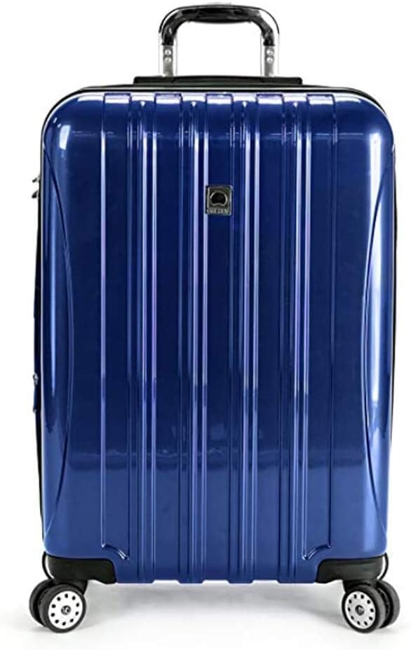 Delsey Luggage Aero 2 Piece Set (21" Carry-On & 25") (Cobalt Blue)