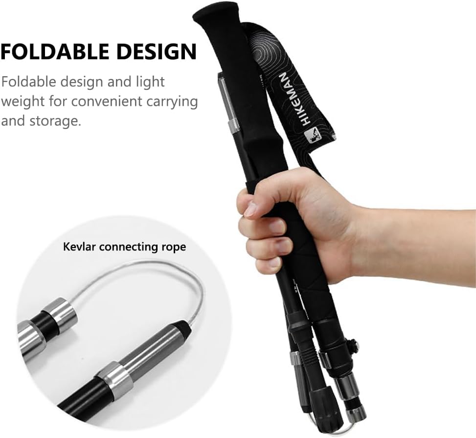 Trekking Poles Lightweight Aluminum Alloy Walking Stick for Hiking, Camping, Mountaining, Backpacking, Walking