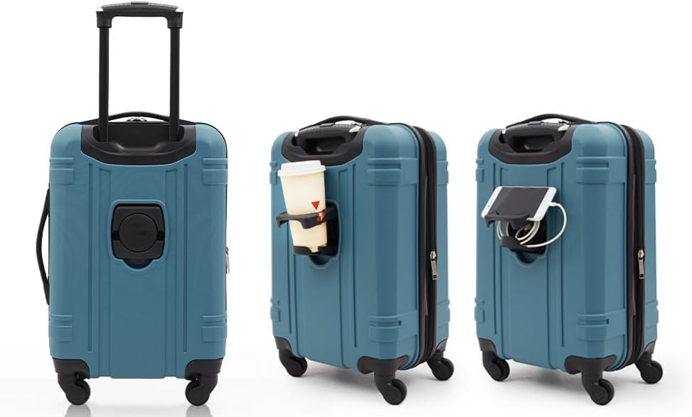 Wrangler Astral Hardside Luggage, Hydro, 20-Inch Carry-On