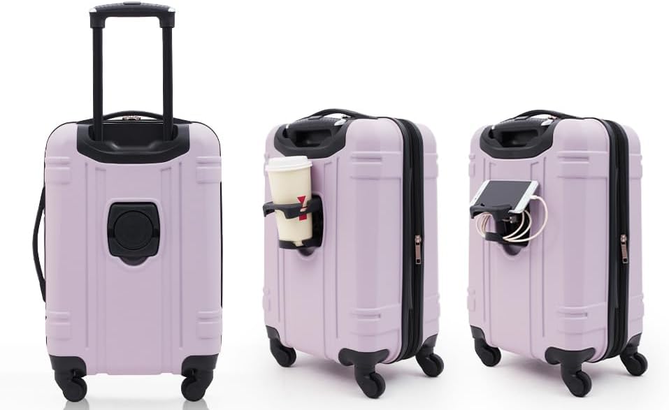 Wrangler 20" Astral Hardside Carry-On Luggage, Lilac