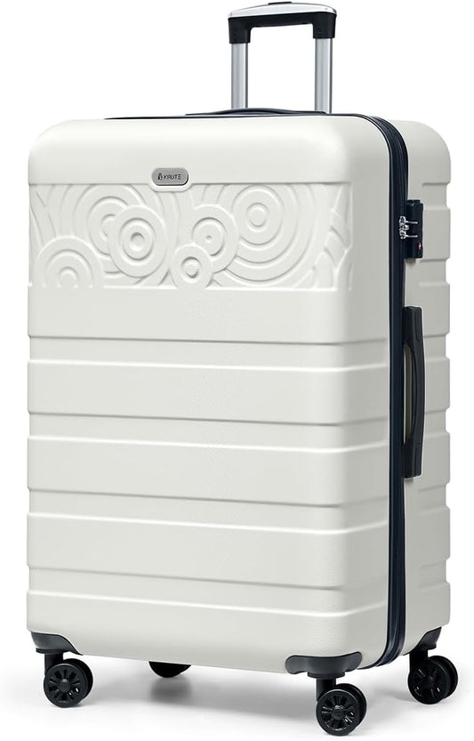 Krute Luggage 28 Inch Suitcase With Spinner Wheels Large Suitcases Lightweight Hard Shell PC ABS TSA Lock Checked Luggages