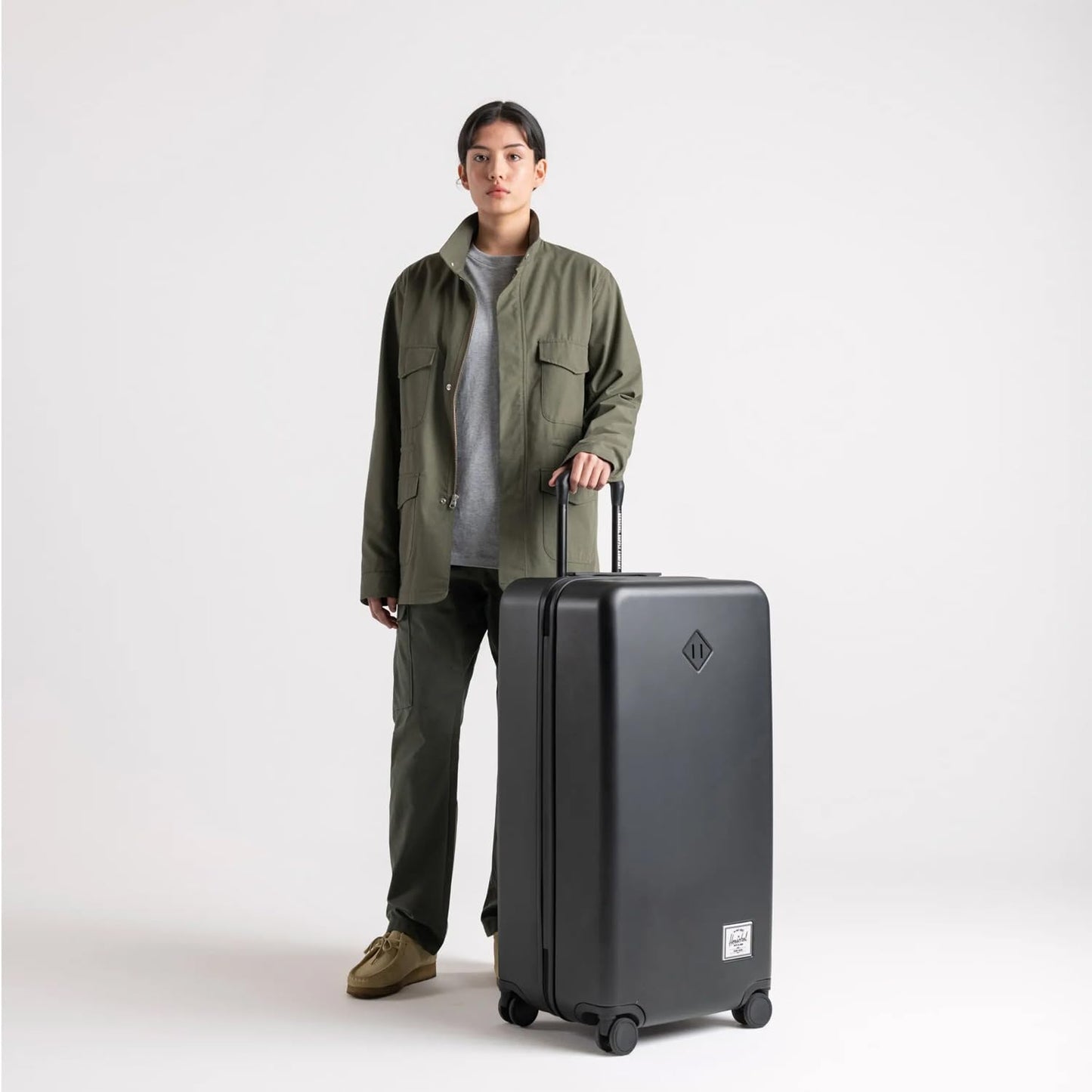 Herschel Supply Co. Heritage Hardshell Luggage, Black Gradient, Large-32 Inch