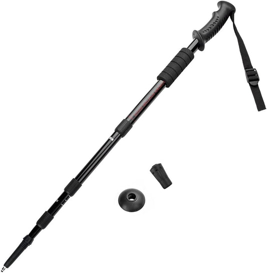 43" Shock-Resistant Adjustable Trekking Pole and Hiking Staff by Crown Sporting Goods